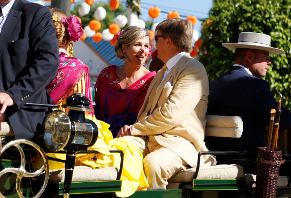 Los reyes de Holanda Máxima y Guillermo