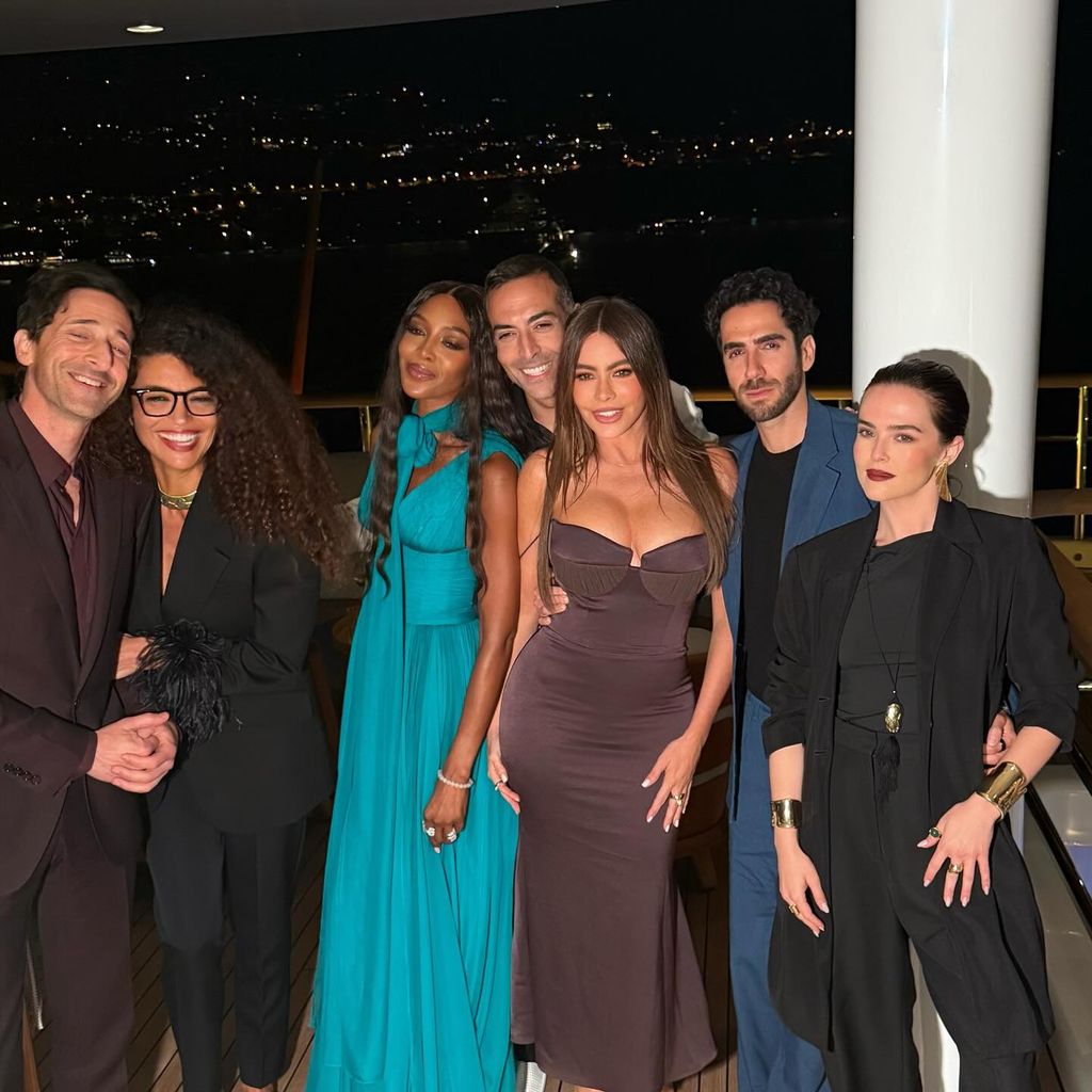 Sofía Vergara y Douglas Chabbott estuvieron juntos en la fiesta de cumpleaños de Naomi Campbell en mayo.