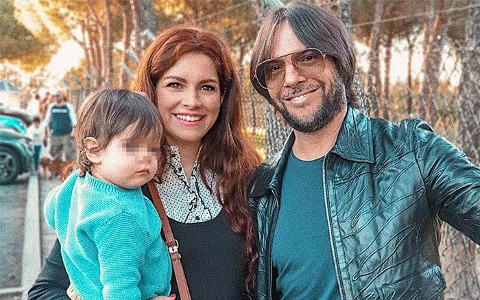 Joaquín Cortés, Mónica Moreno y su hijo Romeo