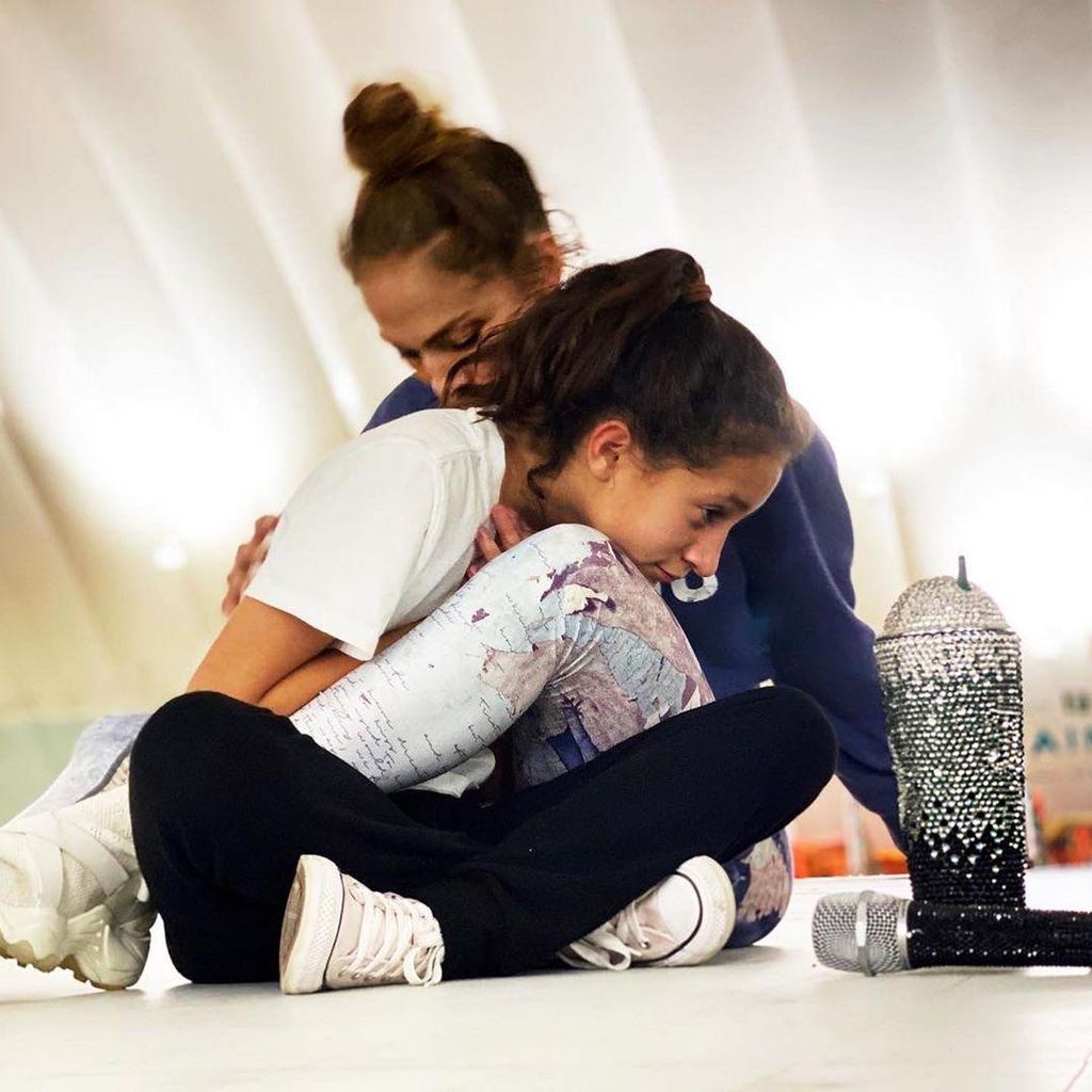 Jennifer Lopez y su hija Emme