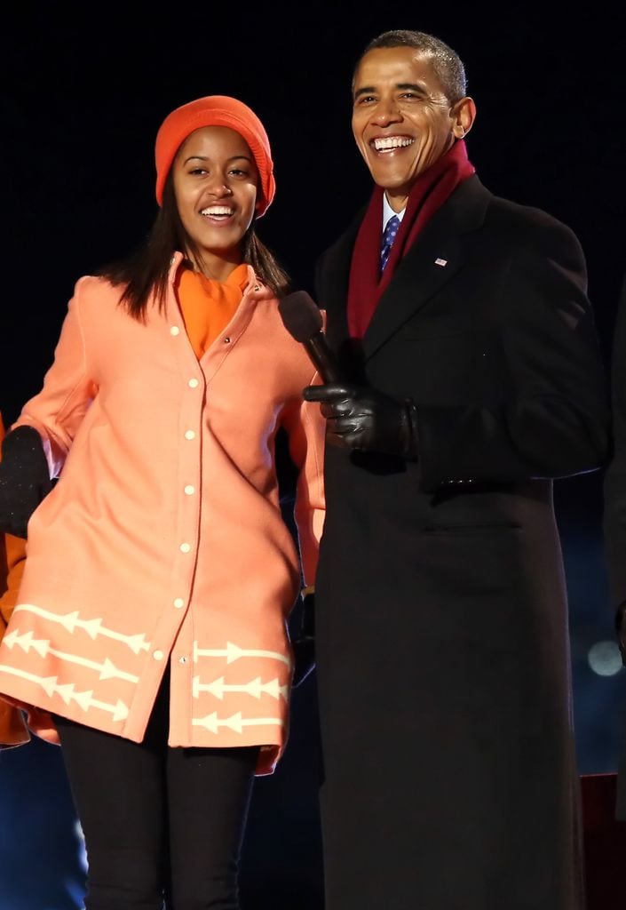 Malia Obama en 2012
