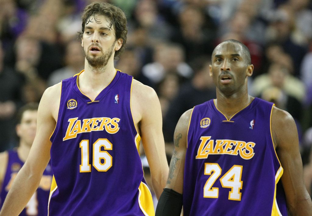  Pau Gasol y Kobe Bryant 