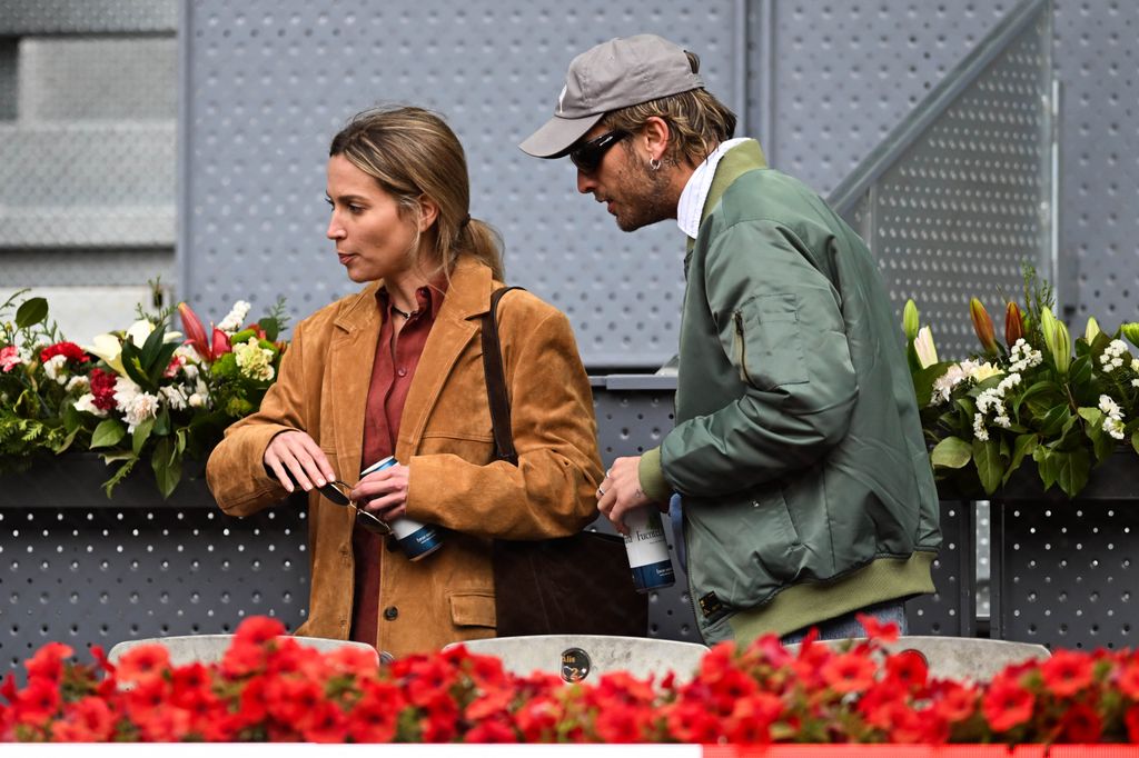 Ana Fernández y Adrián Roma en el Mutua Madrid Open