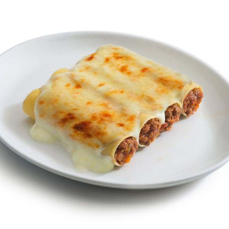 Canelones de carne a las 5 pimientas