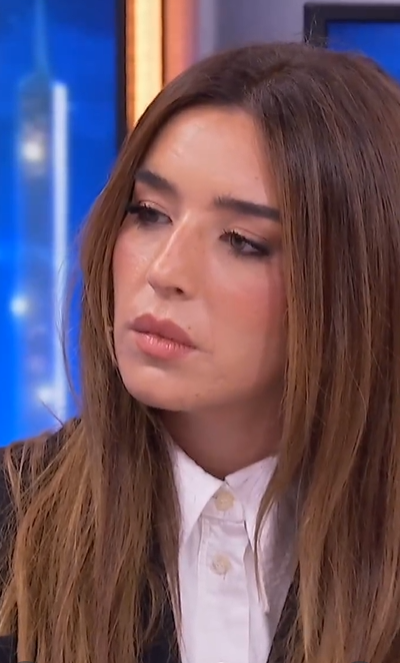 La cantante en un momento de su entrevista con Pablo Motos
