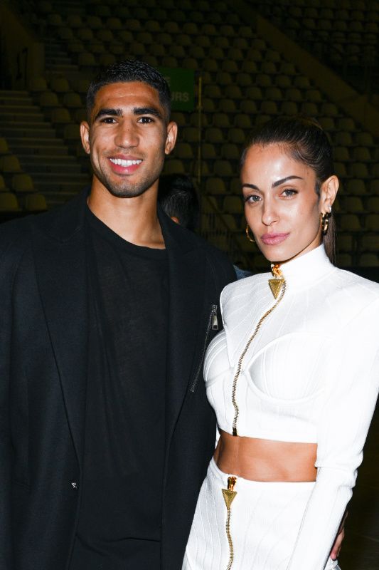 Hiba Abouk y Achraf Hakimi