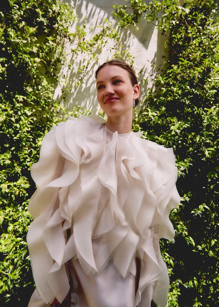 Vestido de novia de colección de Alejandra Oria