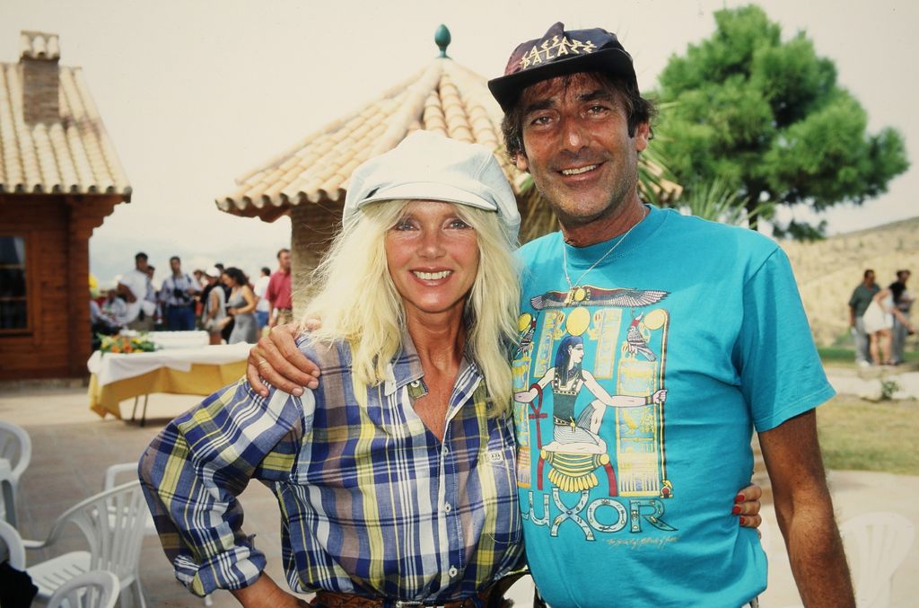 Gunilla Von Bismarck y Luis Ortiz en Marbella en 1993