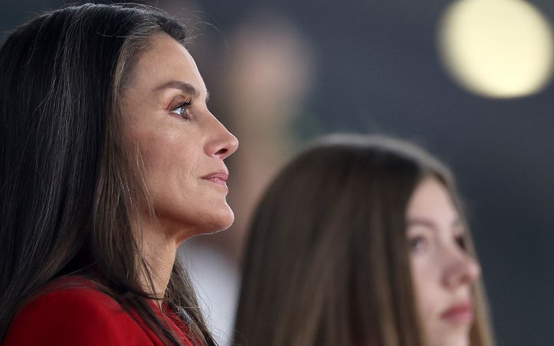 Doña Letizia con la infanta Sofía 