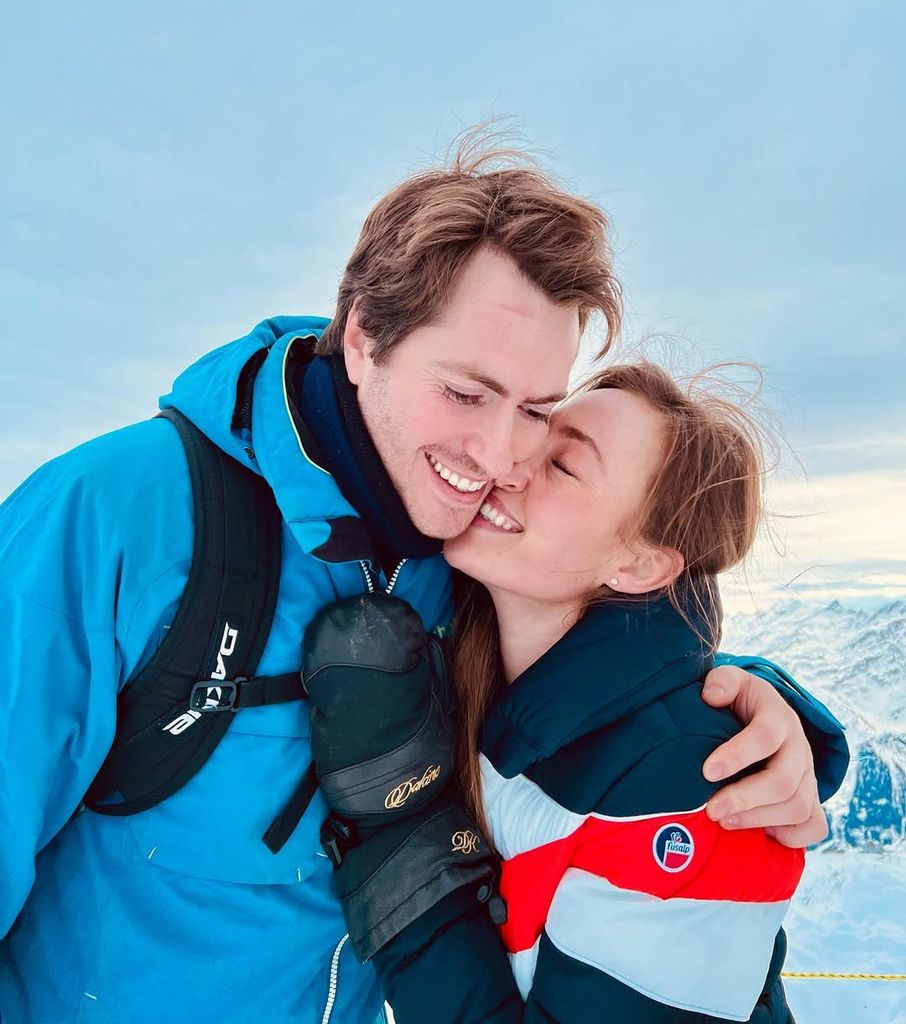 Tatiana Mountbatten junto a su marido