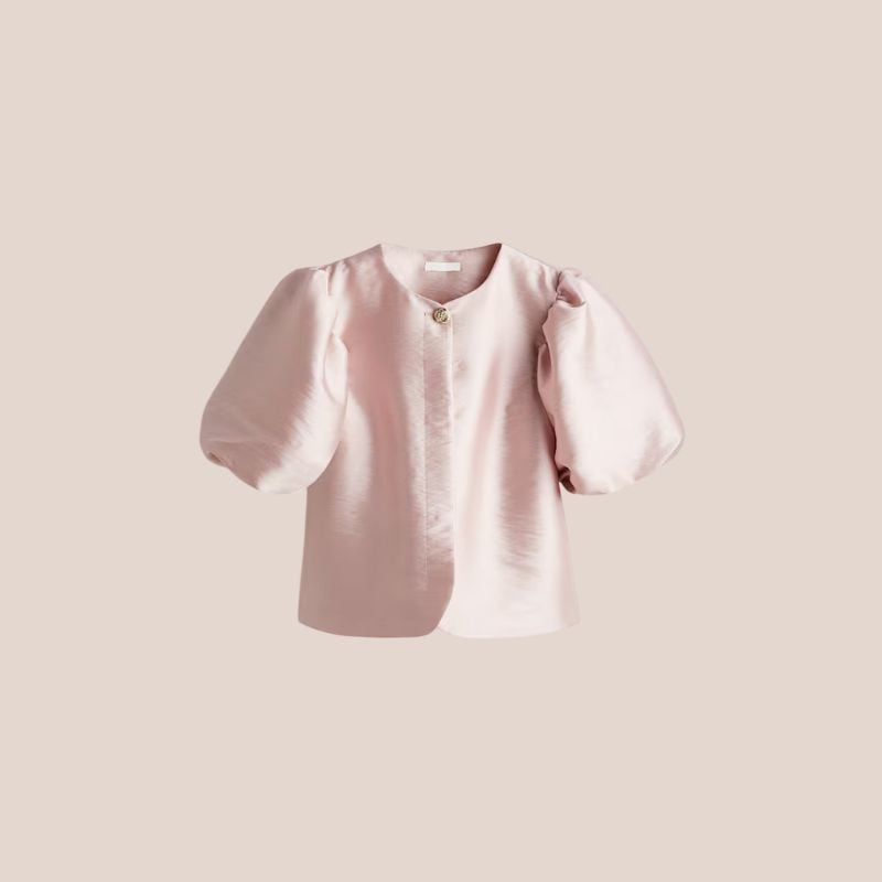 blusa satinada