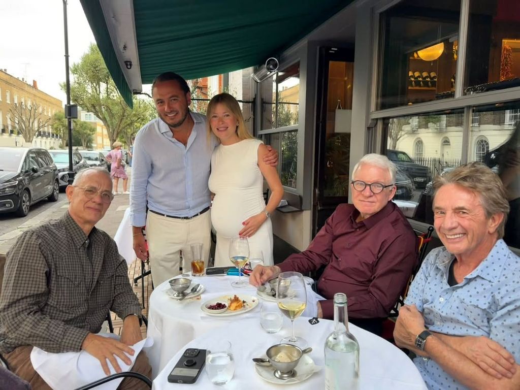 Martin Short y Steve Martin compartieron mesa y mantel con Tom Hanks