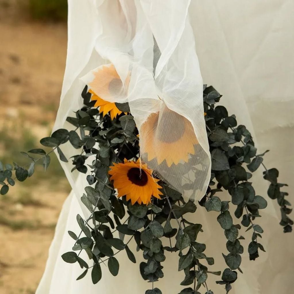 Ramos de novia bodas de verano girasoles