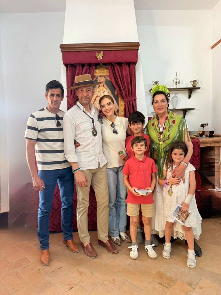 Bautizo rociero de los hijos de Beatriz Trapote y Víctor Janeiro