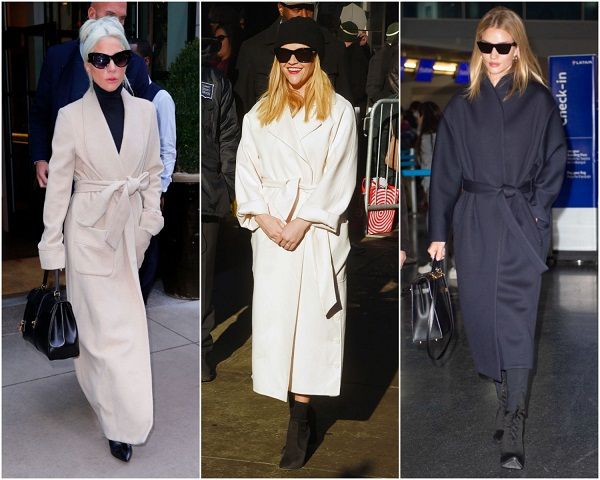 Lady Gaga, Reese Witherspoon y Rosie Huntington–Whiteley con bathrobes