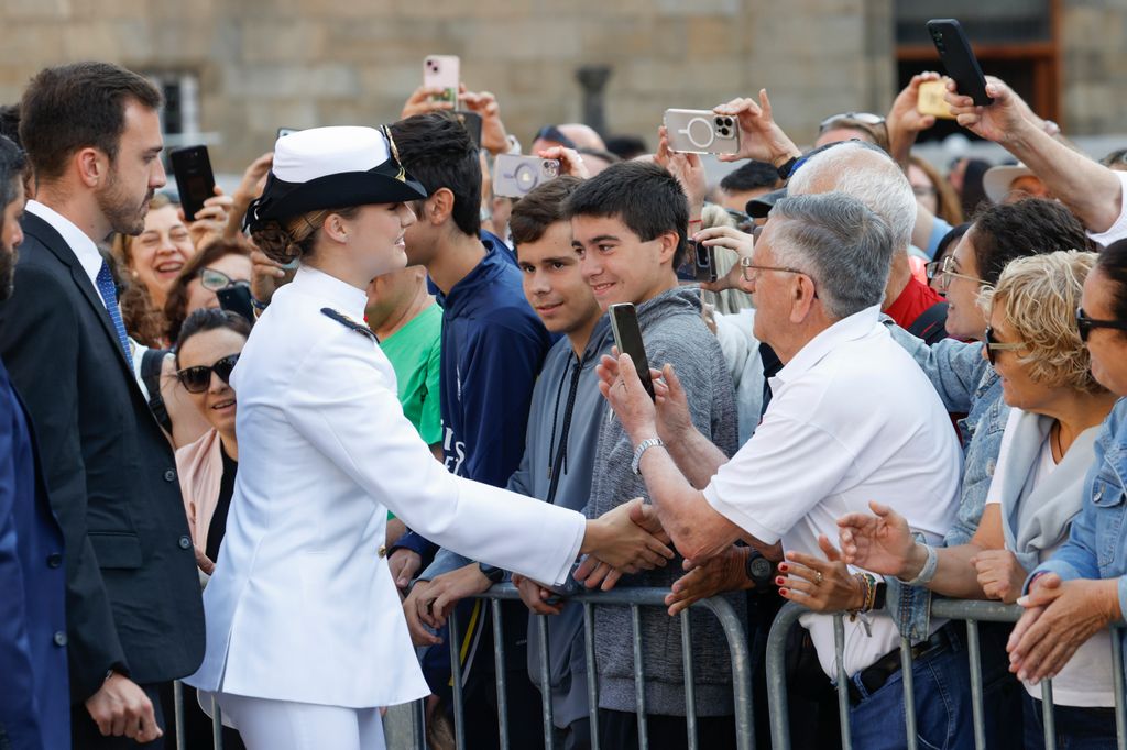 La princesa Leonor recibe la Medalla de Oro de Galicia el 14 de julio de 2025