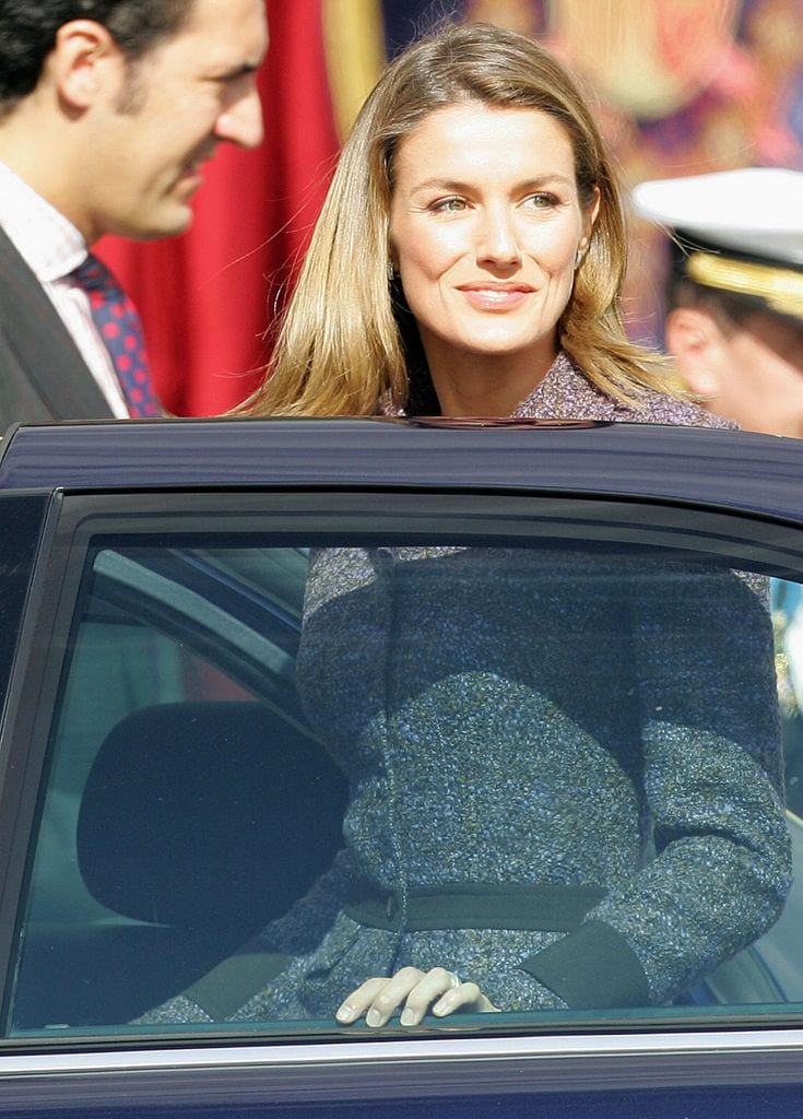 Reina Letizia en el Día de la Hispanidad de 2004