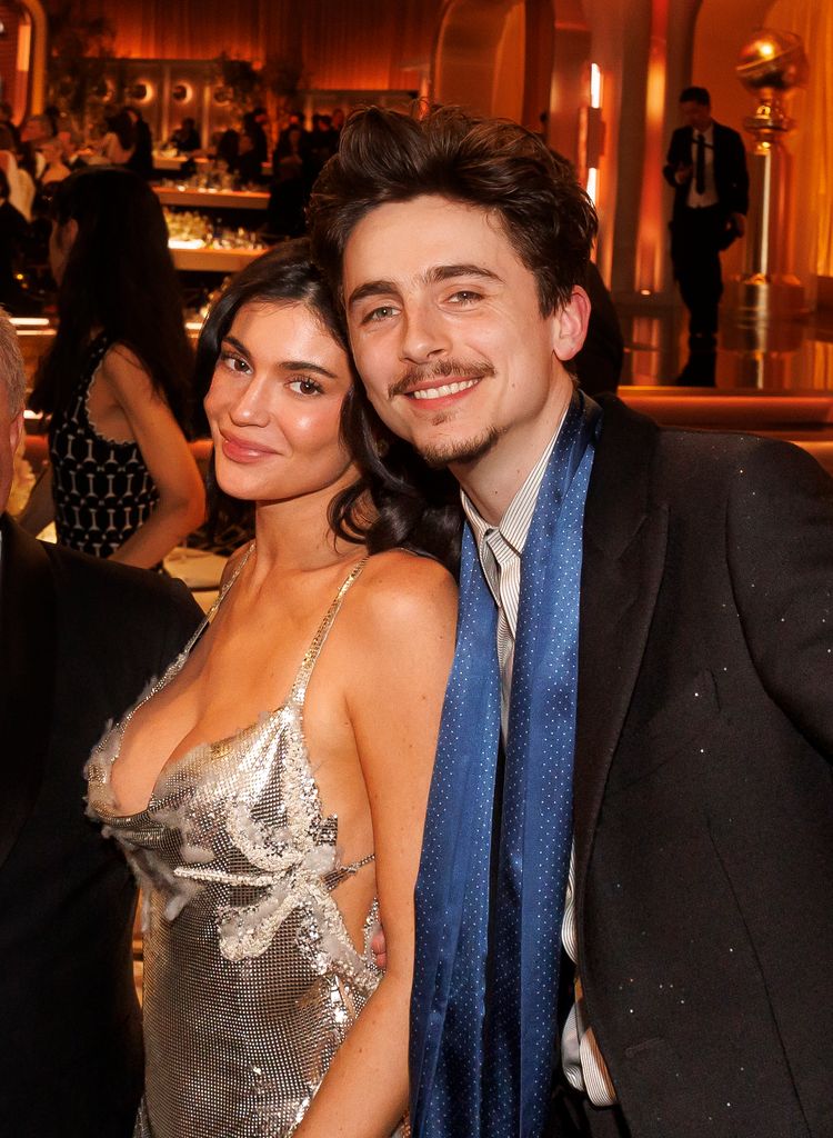 Kylie Jenner y Timothée Chalamet en los Oscar
