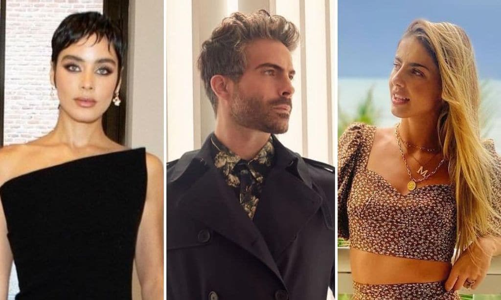 Esmeralda Pimentel, Osvaldo Benavides y Michelle Renaud