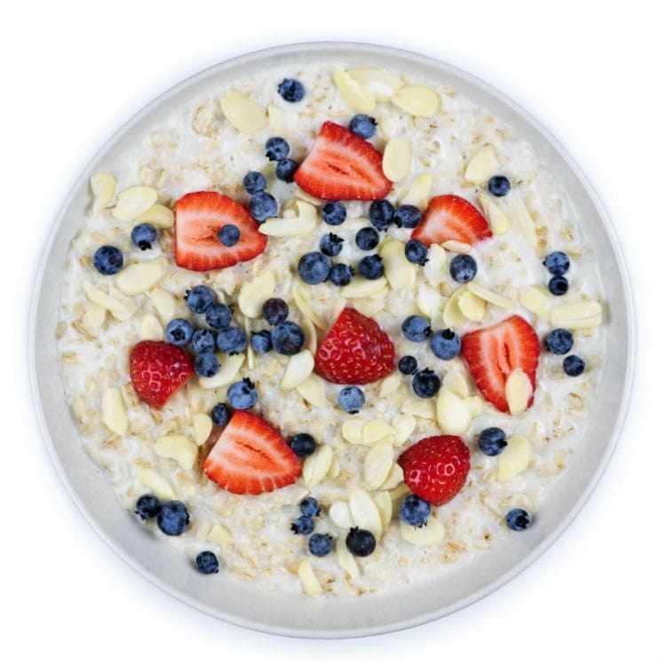 Avena con frutas 