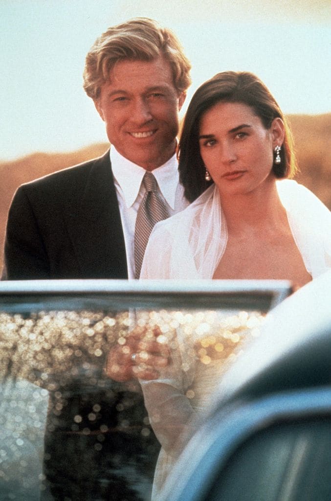 Robert Redford en el papel de John Cage y Demi Moore como Diana.
