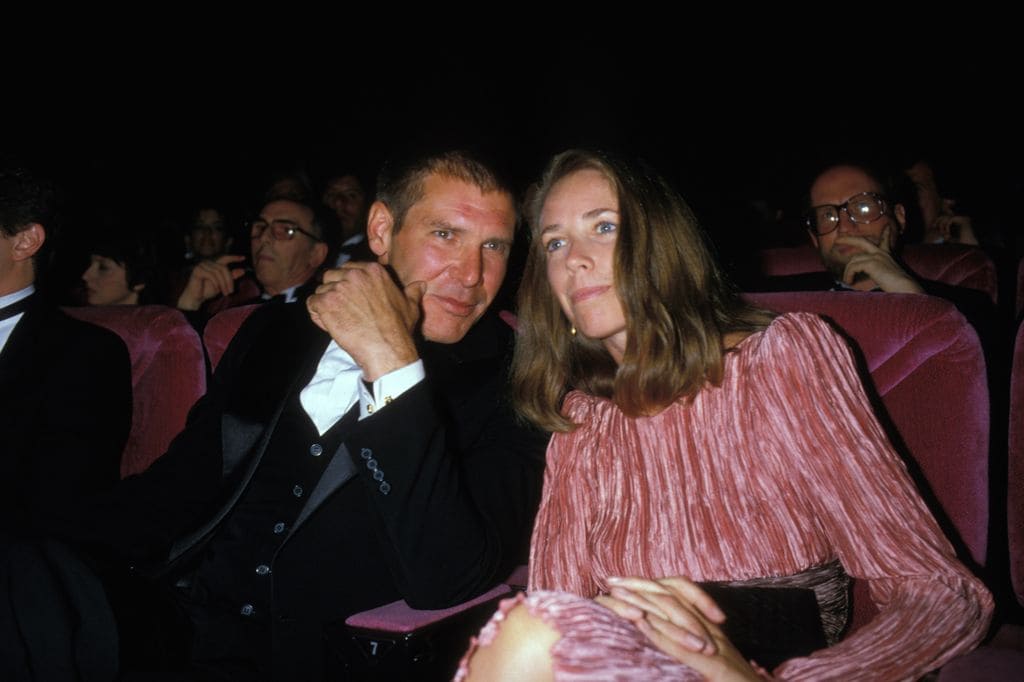 Harrison Ford y Melissa Mathison en el Festival de Cannes en 1985