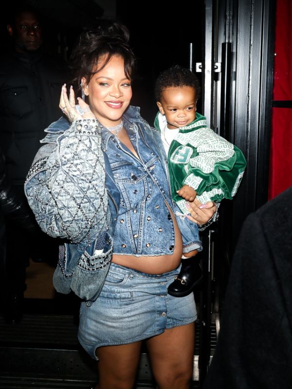 Rihanna y su bebé en la recta final de su segundo embarazo