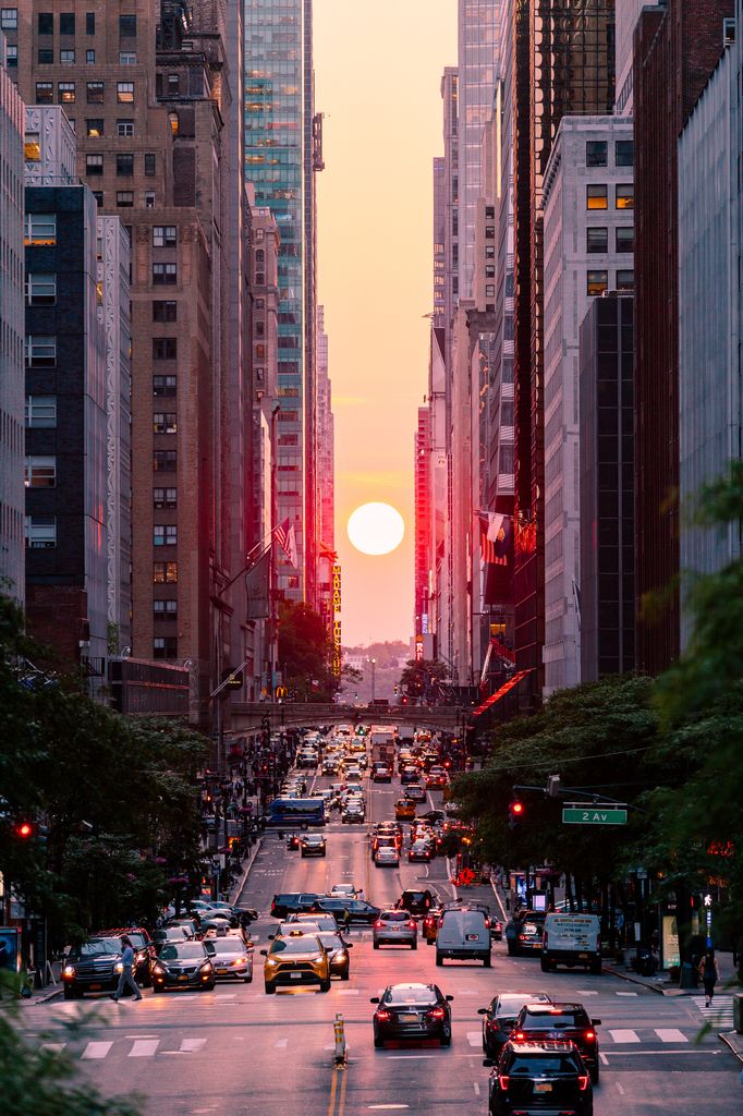 La cuadrícula de Manhattan nunca fue diseñada para esto: la espectacular alineación solar es una coincidencia urbanística de hace más de 200 años