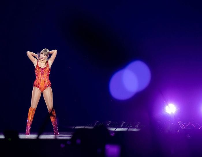 Taylor Swift en uno de sus conciertos de la gira 'The Eras Tour'
