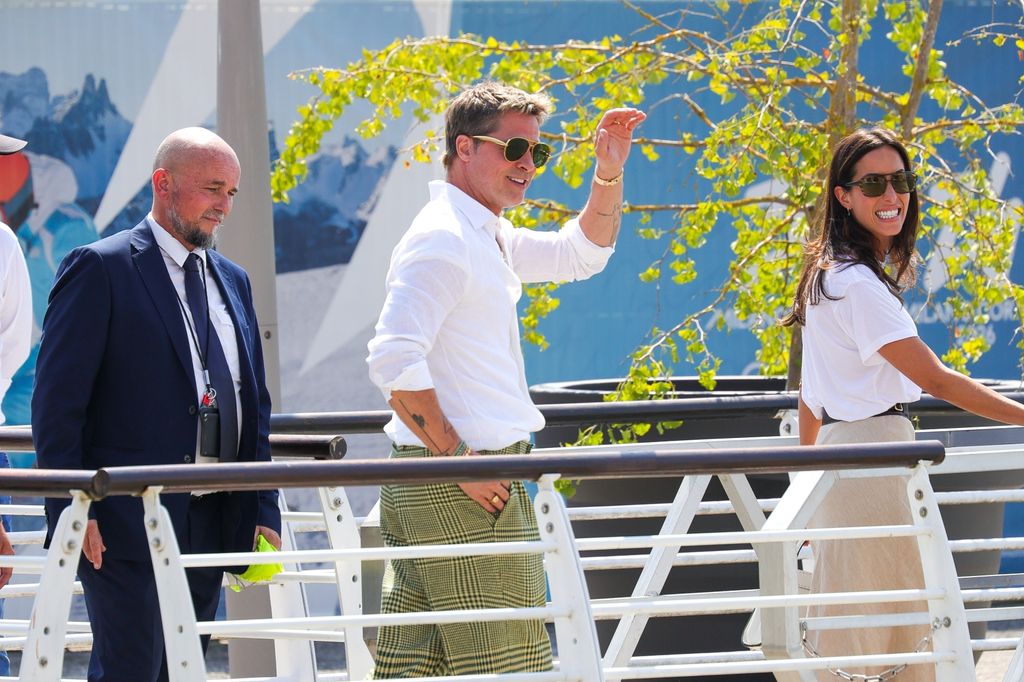 Brad Pitt, Inés de Ramón 