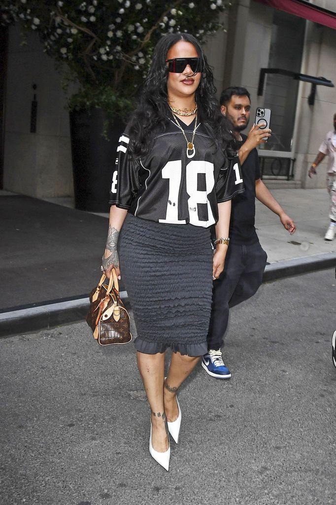 Rihanna fue vista en las calles de Nueva York.