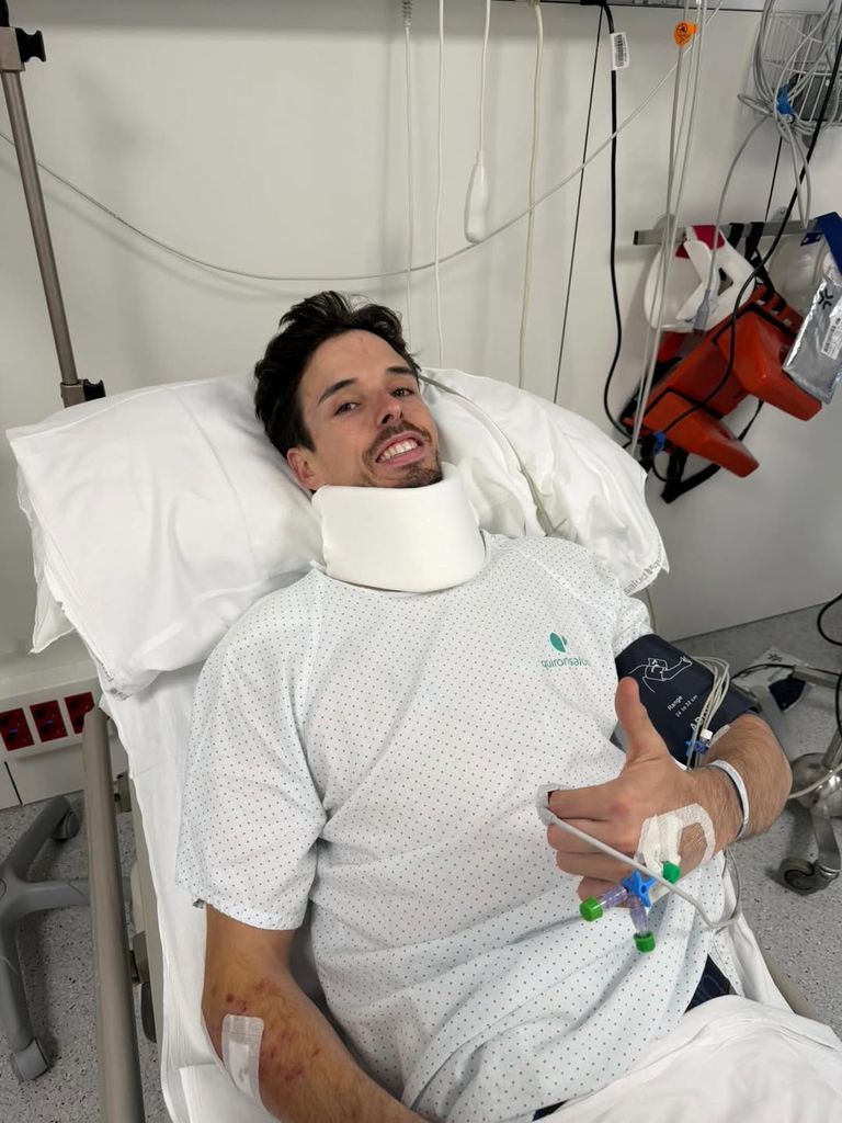 Álex Márquez, tras el accidente en el GP de Cataluña