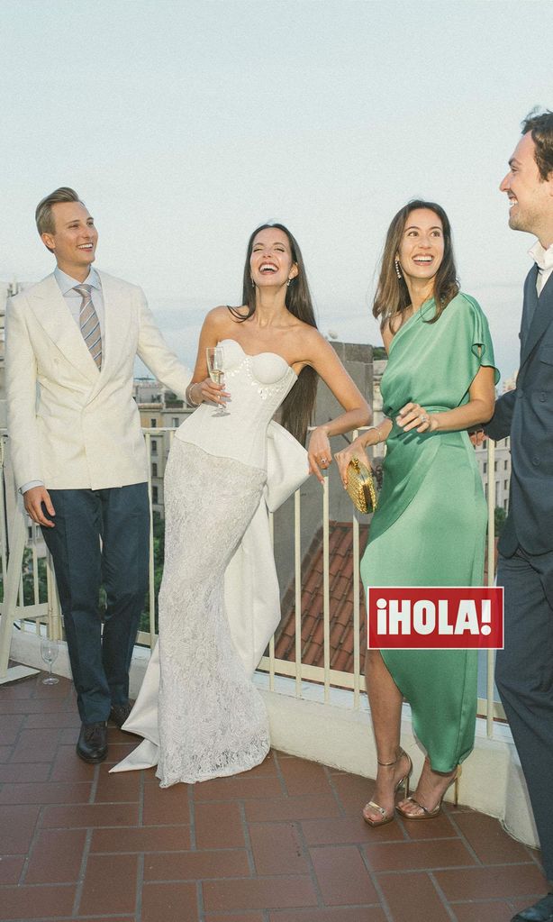 Marta y Tom con Anne-Marie Colling y Dani Clarà