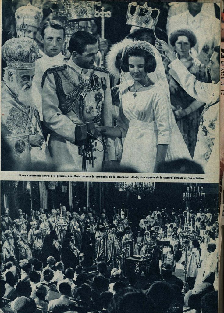 Boda Constantino de Grecia HOLA 1964