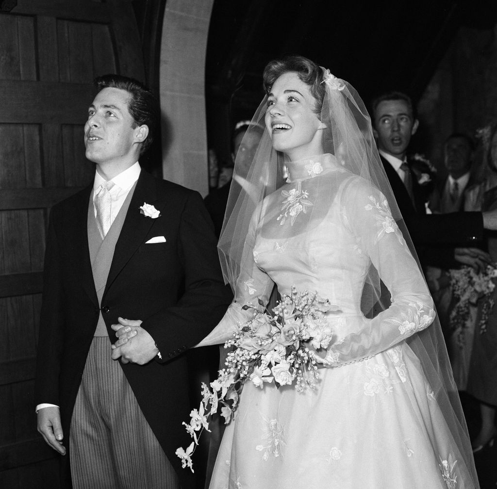 Boda de Julie Andrews y Tony Walton 10 mayo 1959