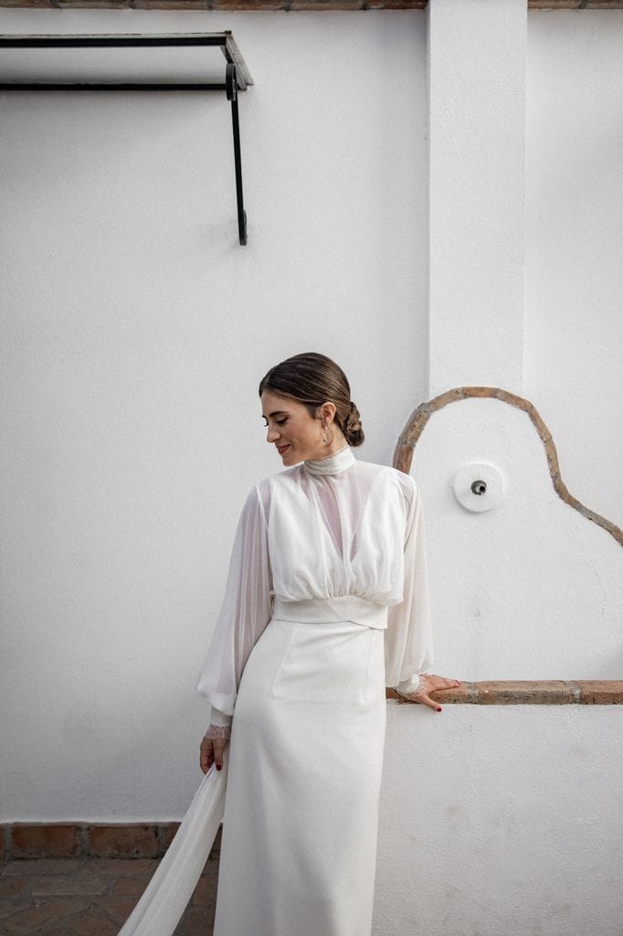 La novia del vestido sencillo y desmontable que vive en Córdoba