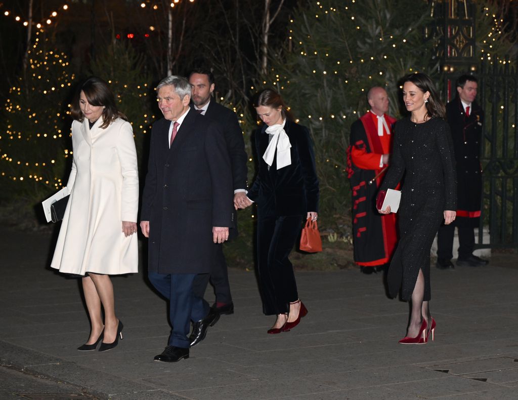 Pippa Middleton y Alizee Thevenet en el concierto de villancicos