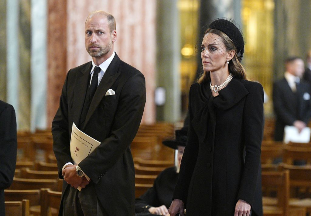 Kate Middleton en el funeral de la duquesa de Kent