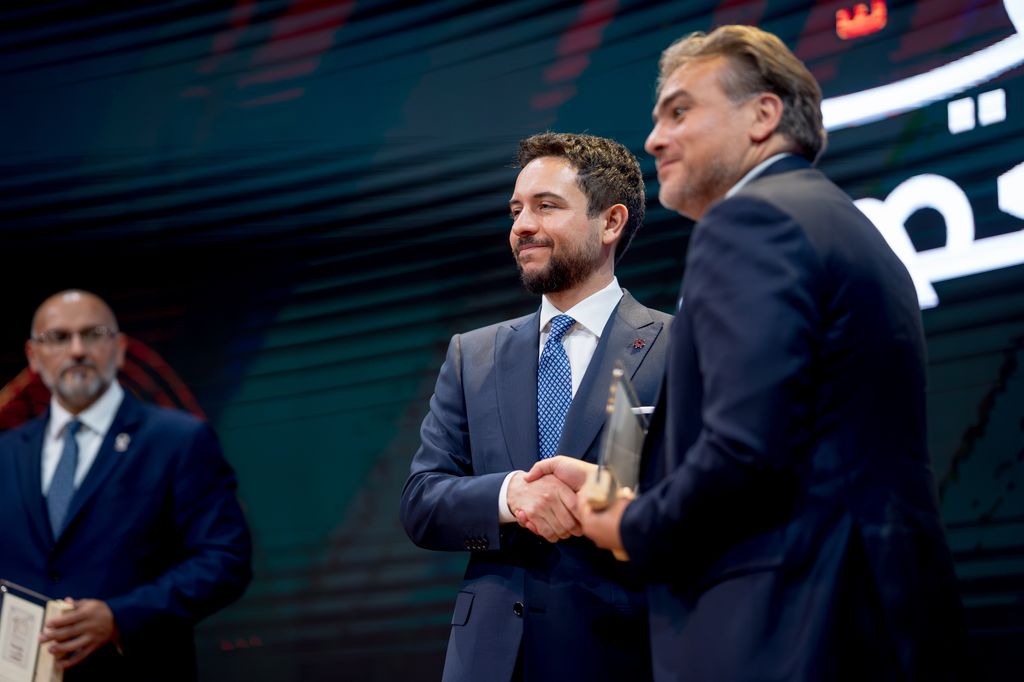 Hussein de Jordania en el décimo aniversario de su fundación el 13 de octubre de 2026