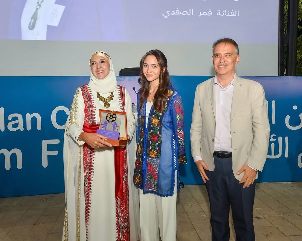 Durante el Festival de Cine Infantil de Jordania