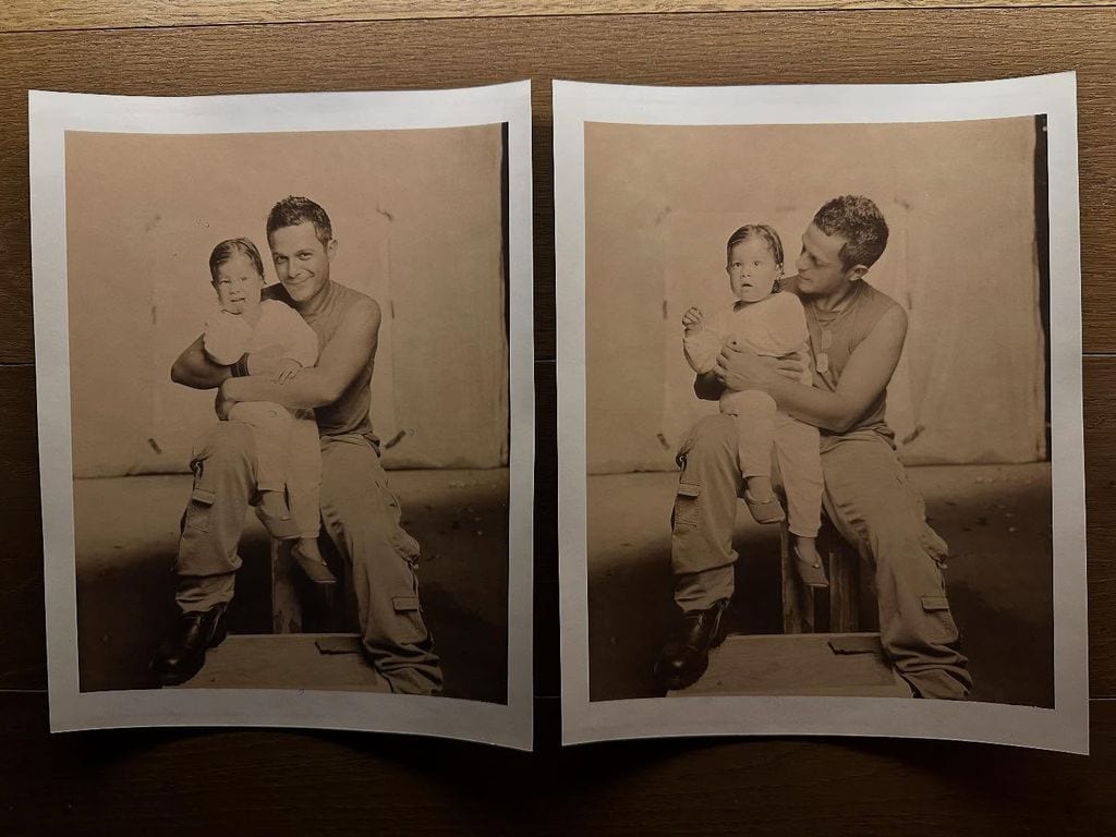 Manuela Sanz compartió esta nostálgica foto para celebrar el cumpleaños de su padre.