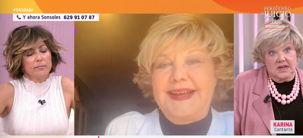 La intérprete durante su entrevista