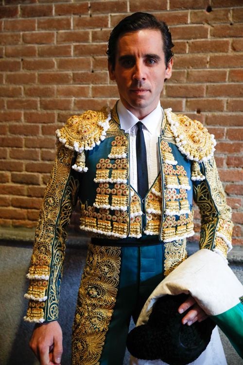 Juan Ortega antes de torear