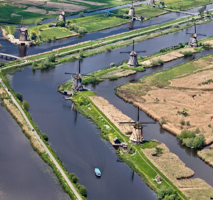 Molinos de Kinderddijk, Países Bajos