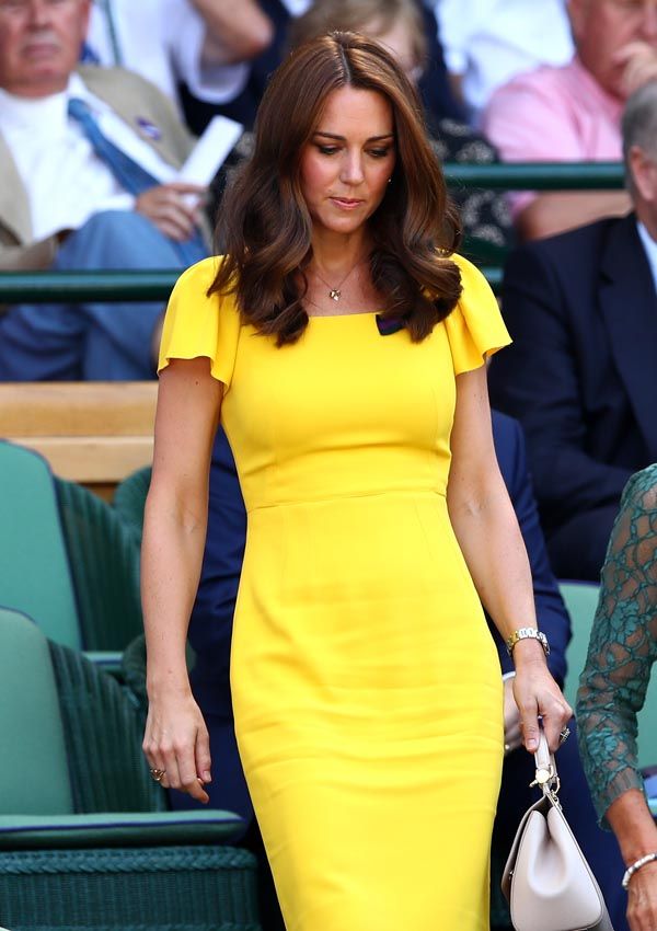 kate middleton vestido amarillo