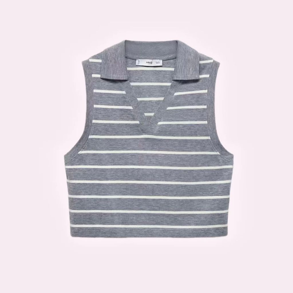 Polo crop de Mango
