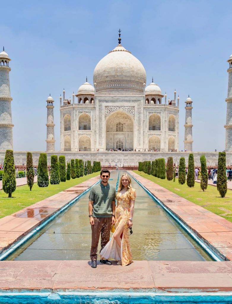 Tiffany Trump con su esposo, el empresario Michael Boulos.