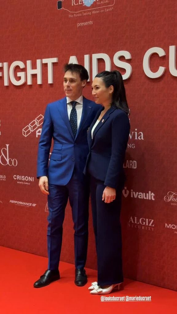 El matrimonio Ducruet: Louis organizó el partido y Marie, la rifa benéfica
