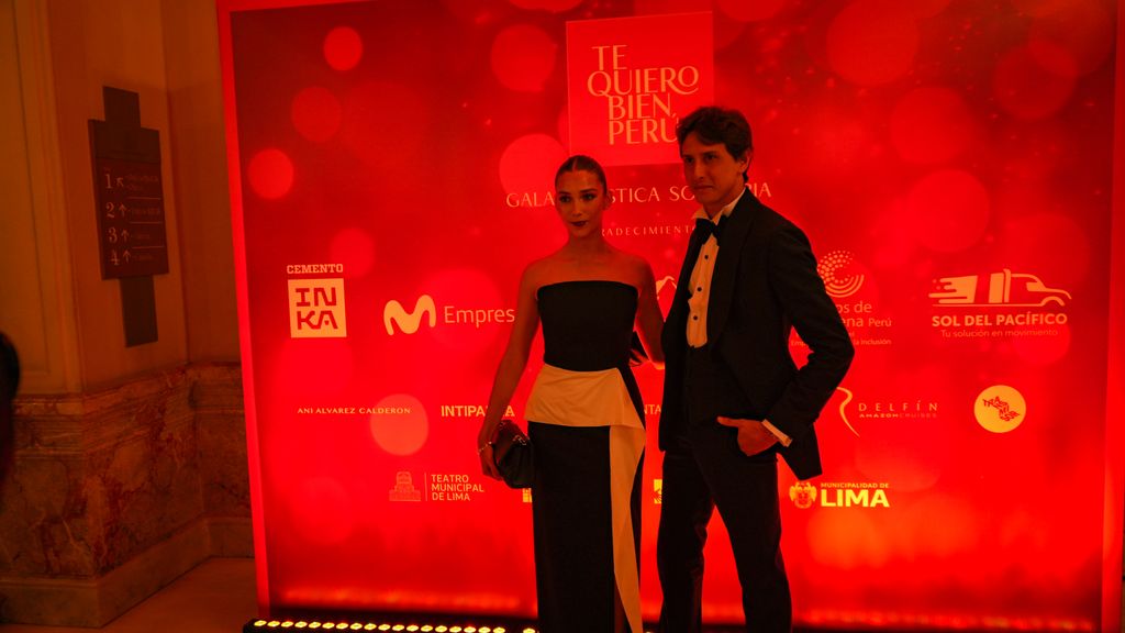 Andrés Roca Rey con su novia Marina