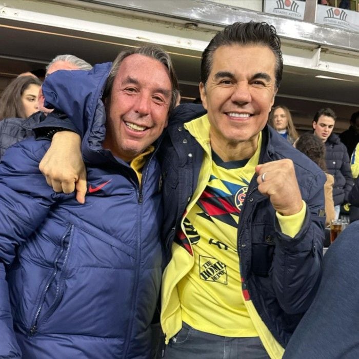 Adrián Uribe y Emilio Azcárraga